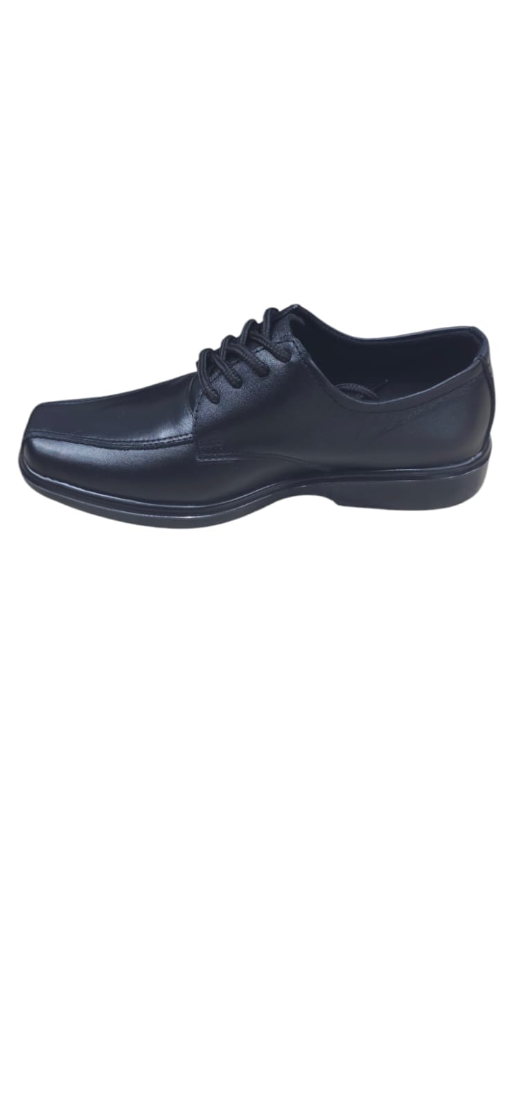Zapatos Colegiales Negros En Cuero
