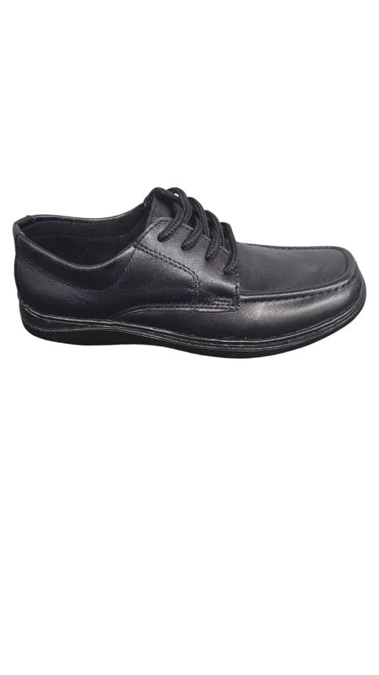 Zapatos Colegiales Negro en Cuero