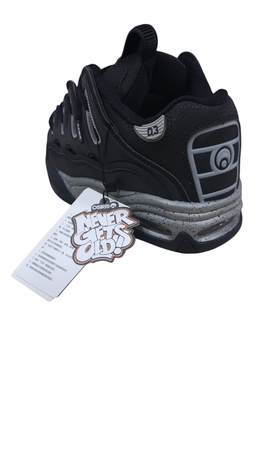 Tenis Osiris D3 2001 Skate Importados Replica AAA Black