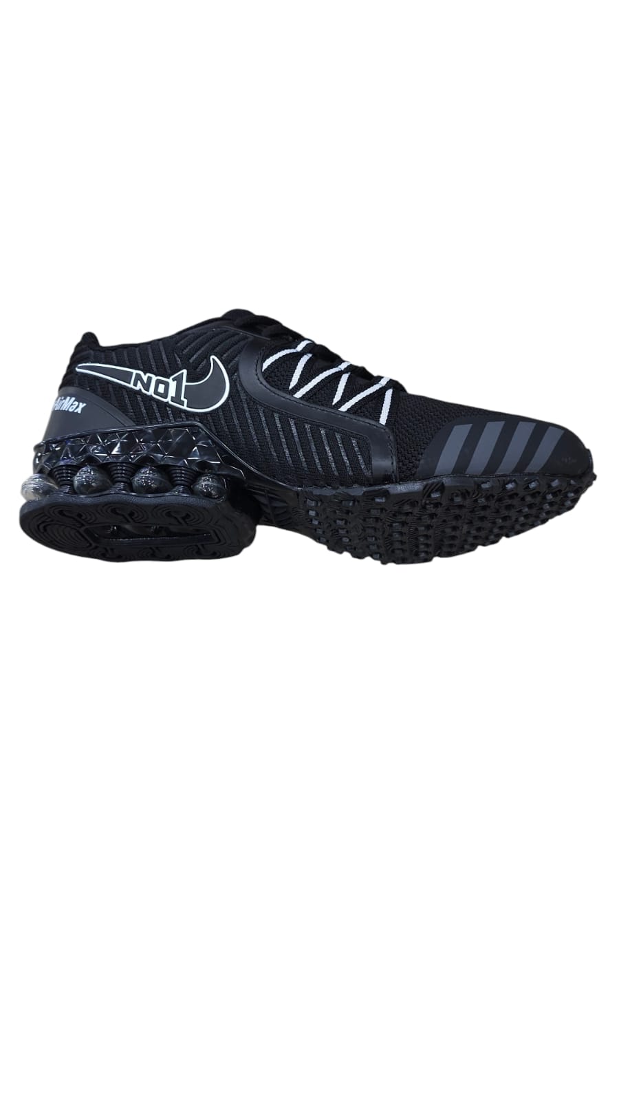 Tenis Importados Suela Tornillo Black White