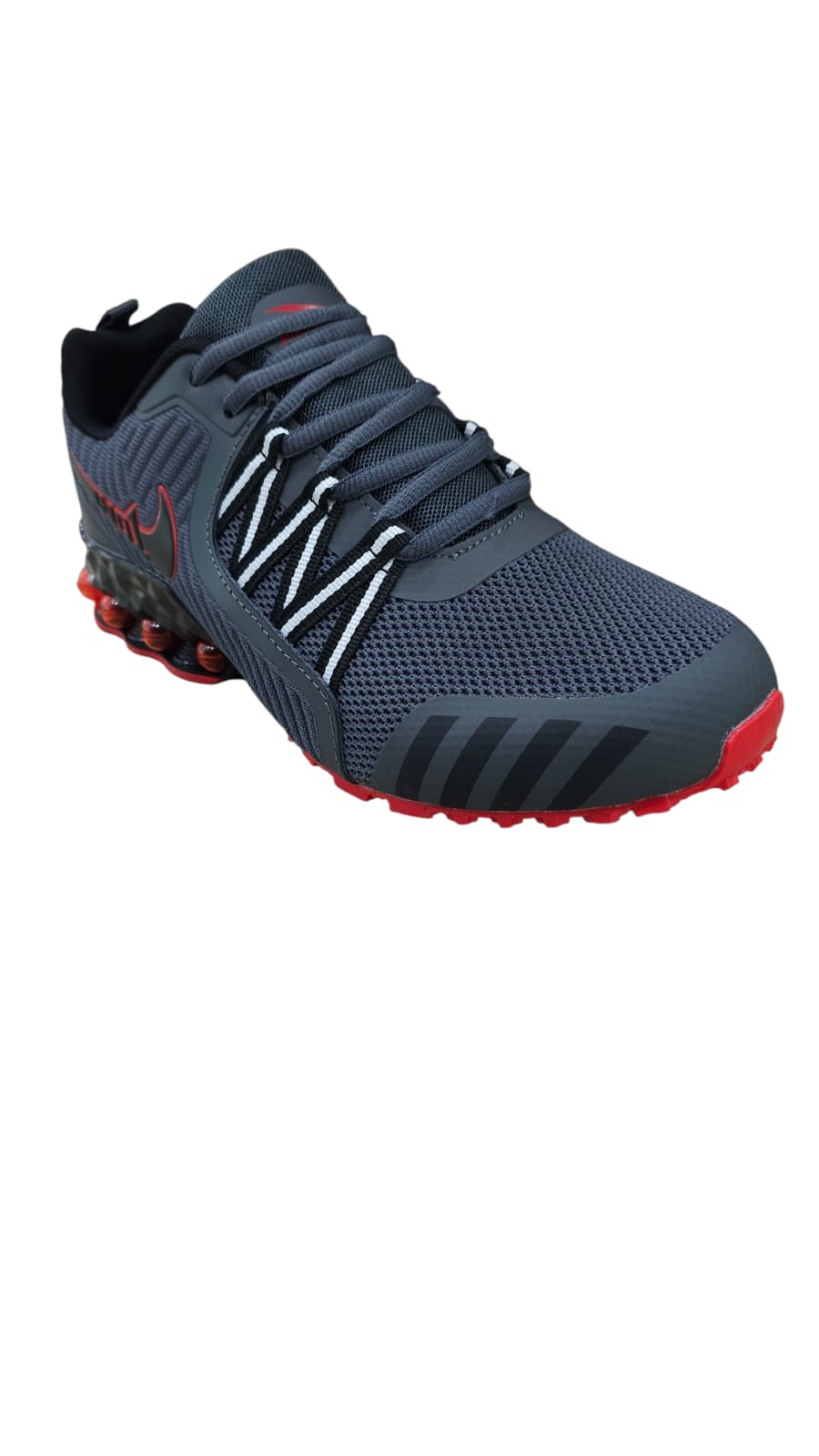 Tenis Importados Suela Tornillo Grey Red