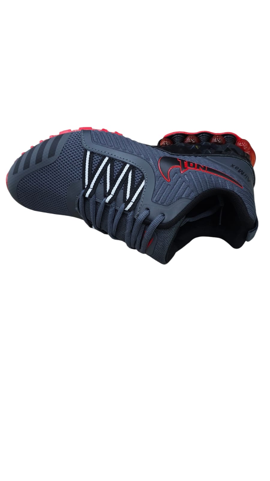Tenis Importados Suela Tornillo Grey Red