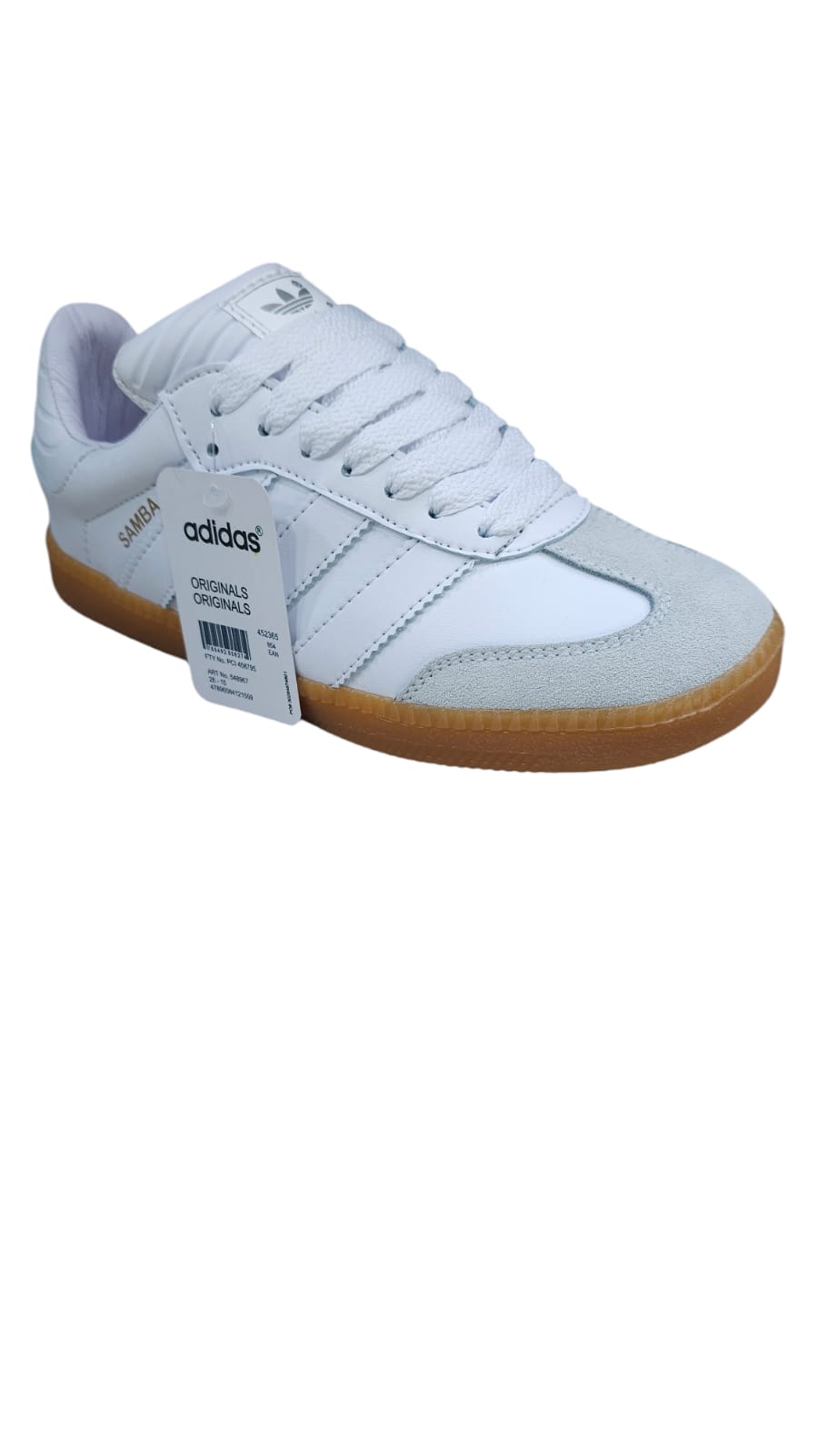 Tenis Adidas Samba White Suela Plana Replica AA