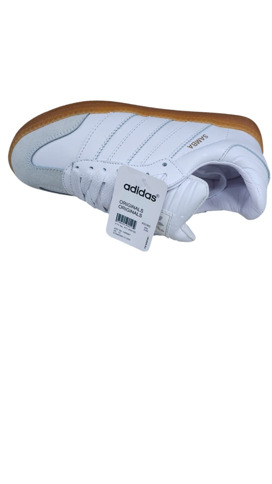 Tenis Adidas Samba White Suela Plana Replica AA