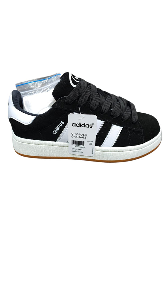 Tenis Adidas Campus Negro Carnaza Replica AA