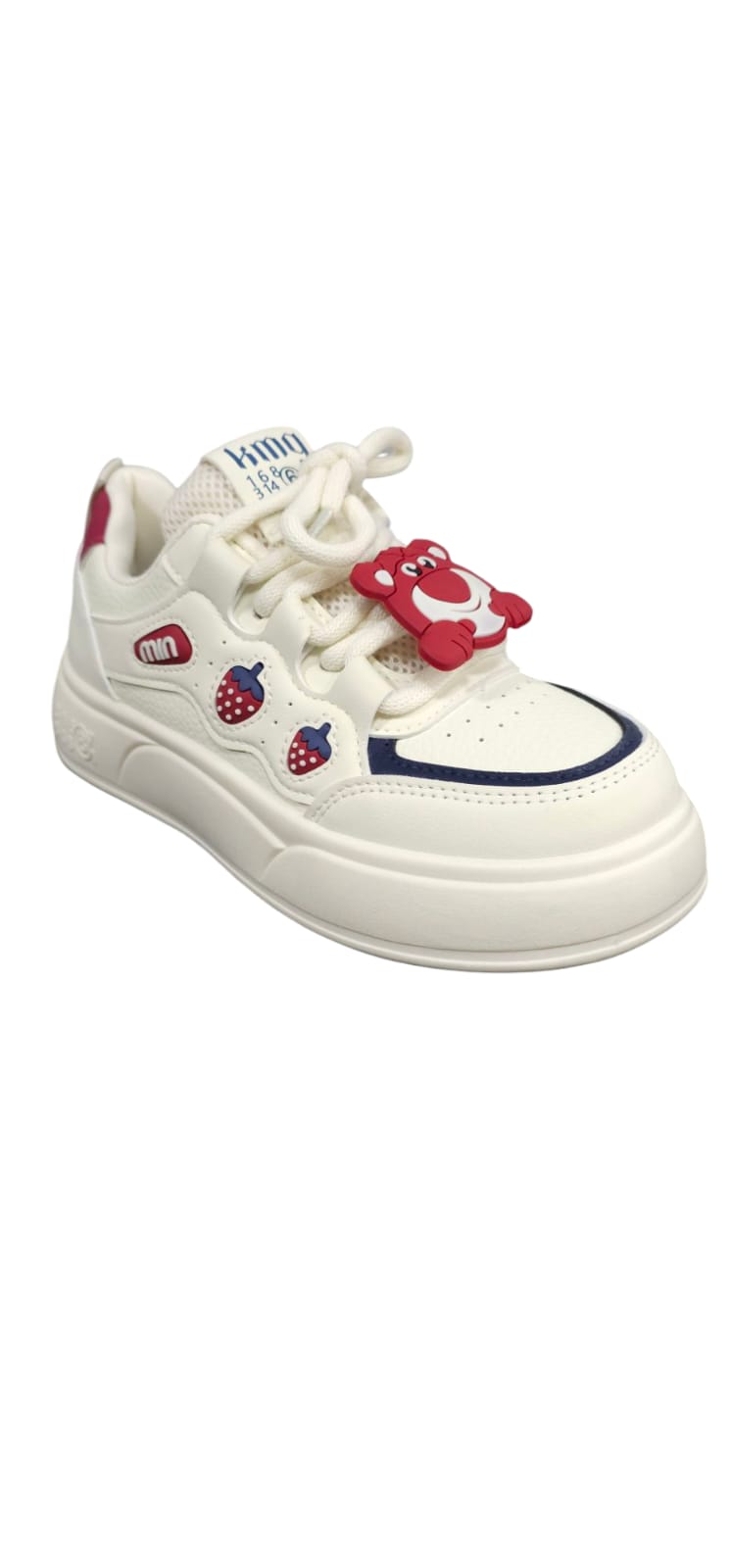 Tenis Importados Suela Plana Moda 2025 New Colección Osito Rojo