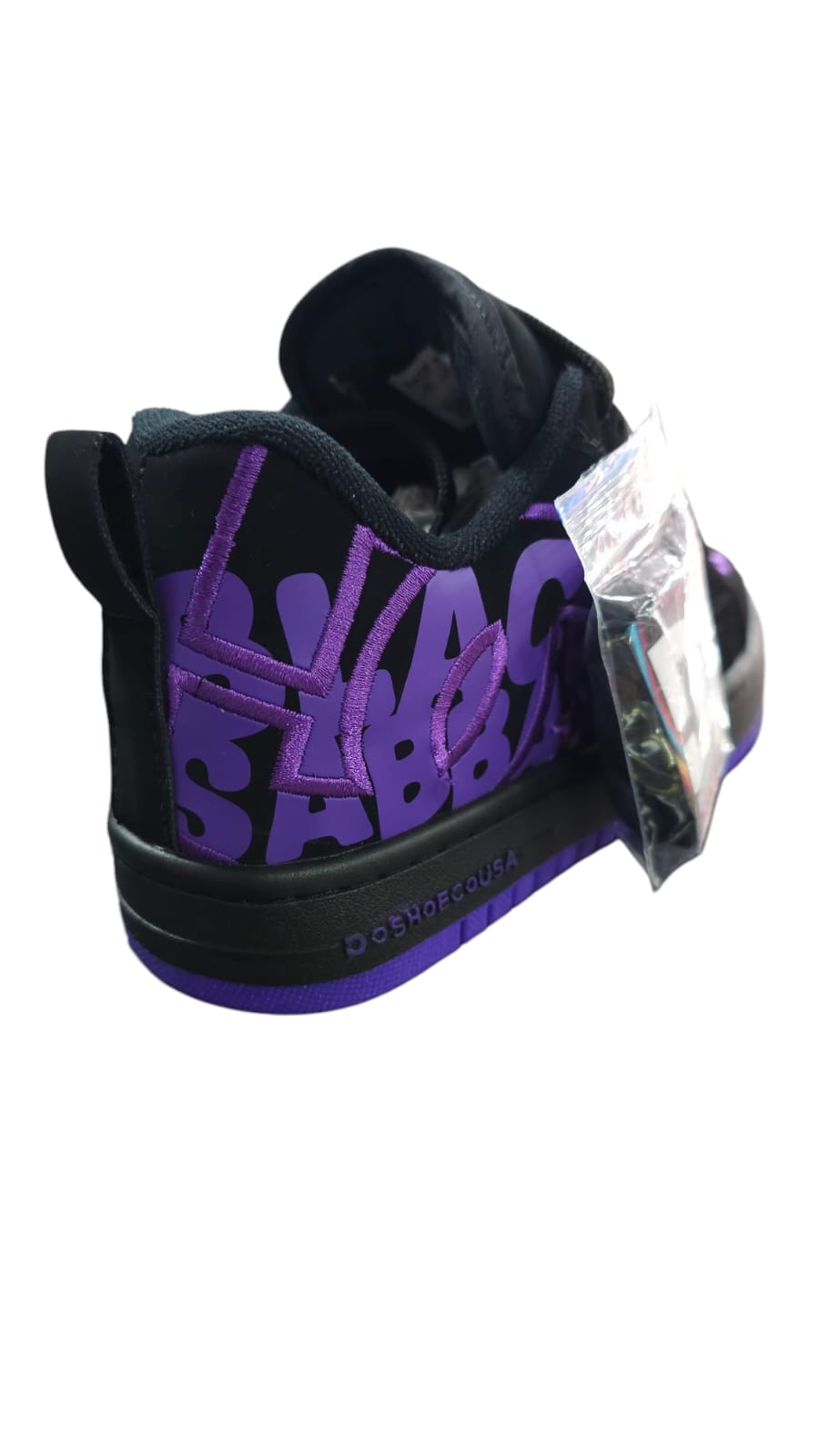 Tenis DC Shoes Court Graffic Replica AA Colors Black Lila