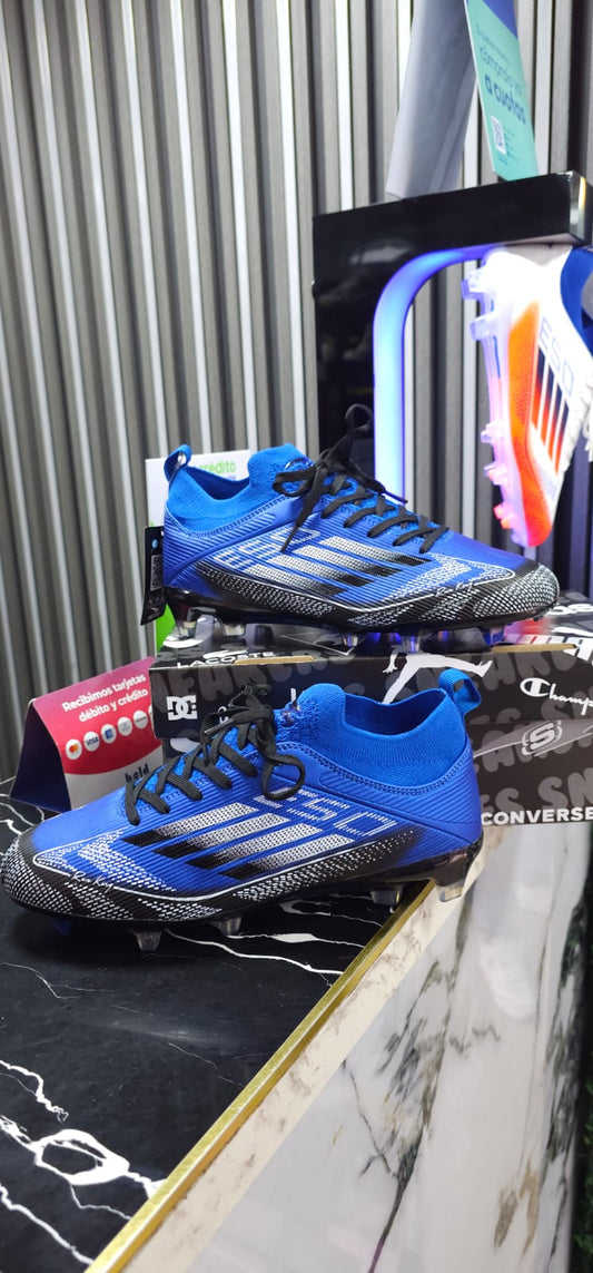 Guayos Importados Para Cualquier Tipo De Cancha De Pasto Natural y Artificial Blue