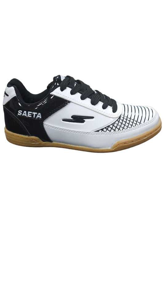 Tenis Futsal Torretin SAETA Replica AA White Black