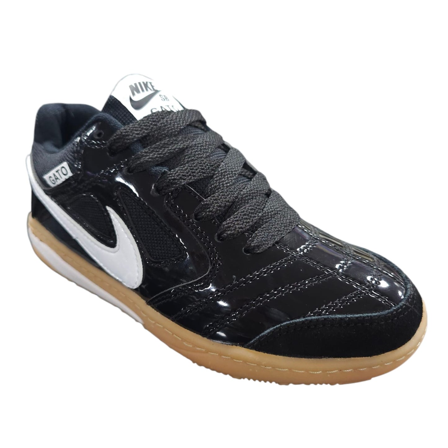 Tenis Futsal  Nike Street Gato Replica AA Para Todo Tipo De Cancha Black