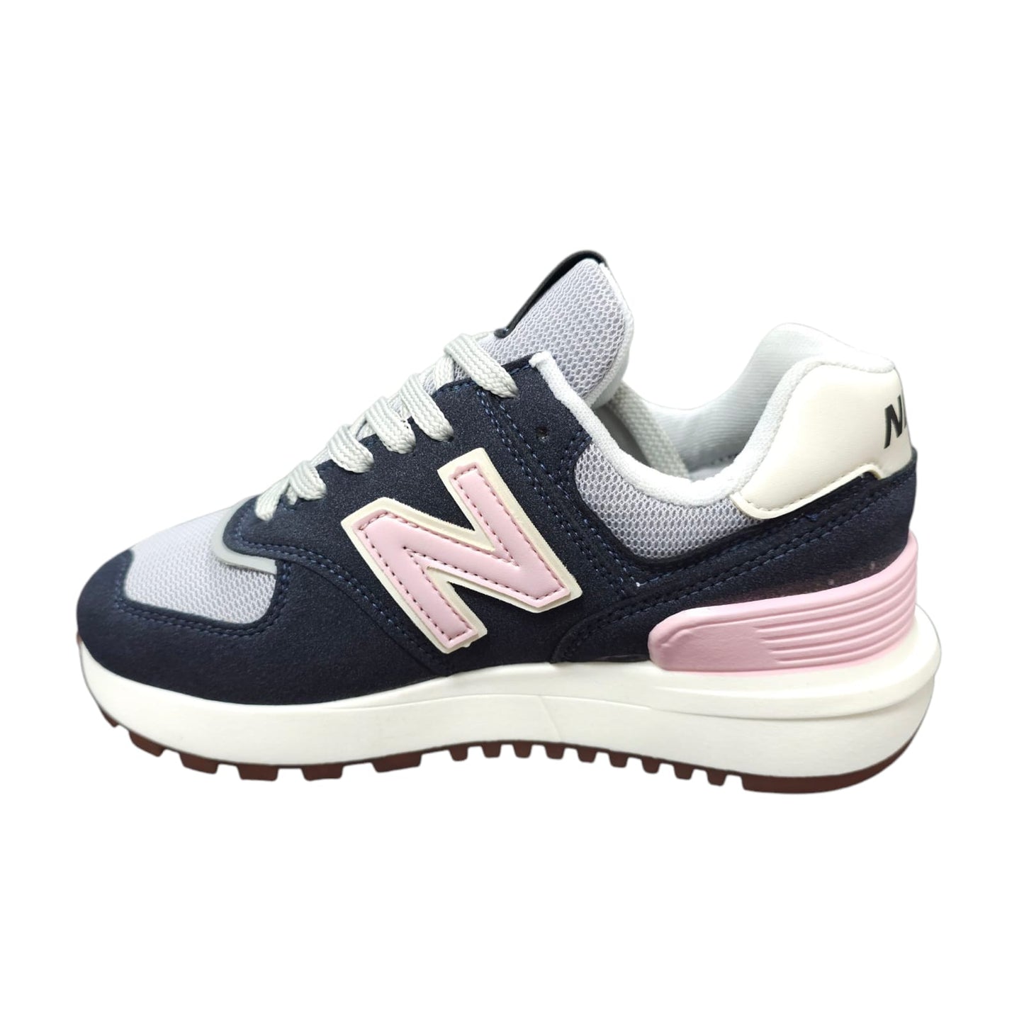 Tenis New Balance Replica AA Suela Alta New Colección Azul Rosa