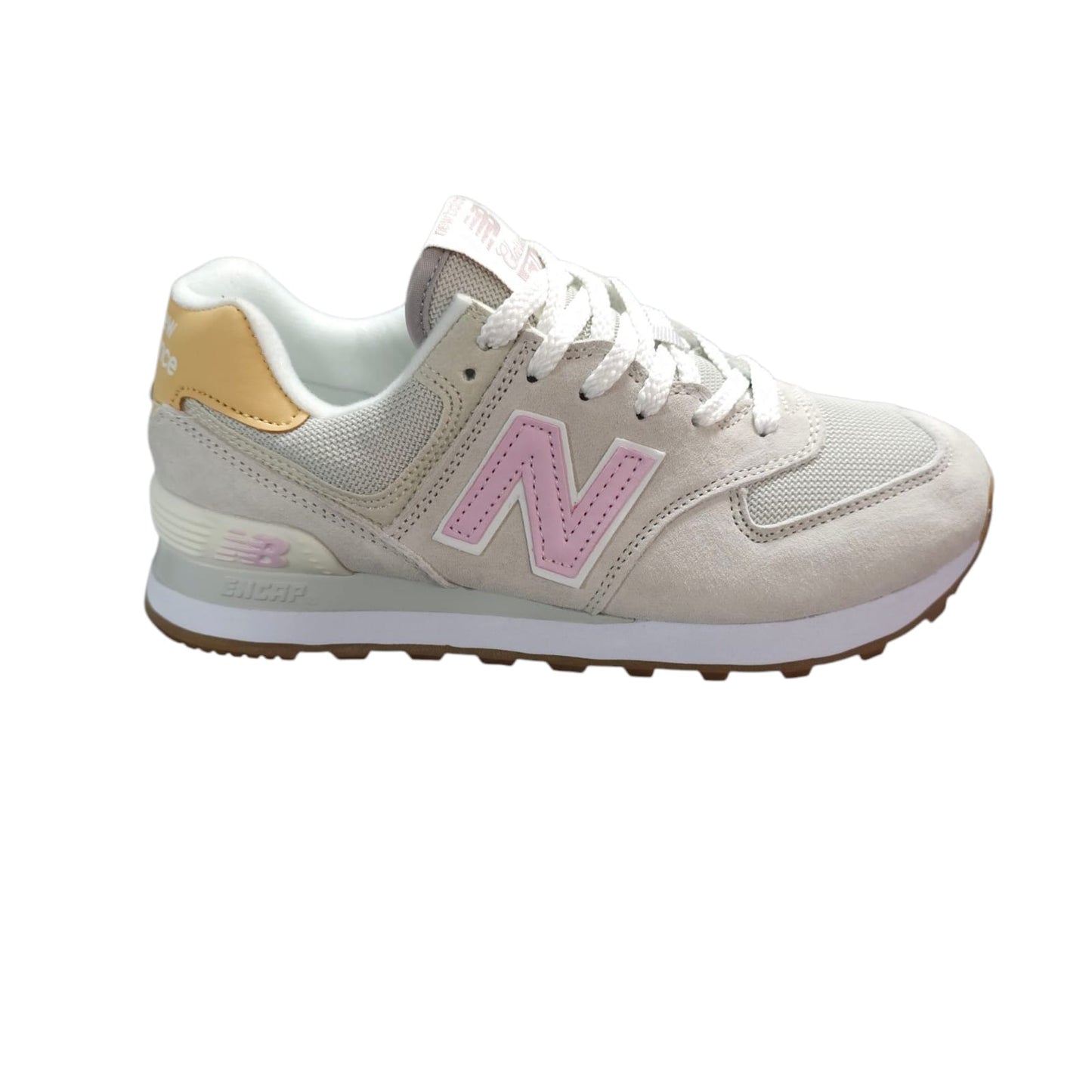 Tenis New Balance 574 Replica AAA Importados Colección Clásica Beige