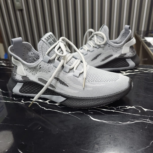 Tenis Importados Tipo Media  Para Hombre Gris