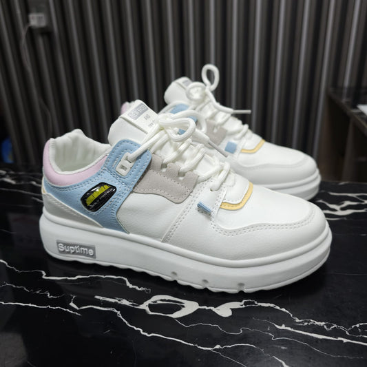 Tenis Con Plataforma Suela Mediana Importados Moda 2025 Blue