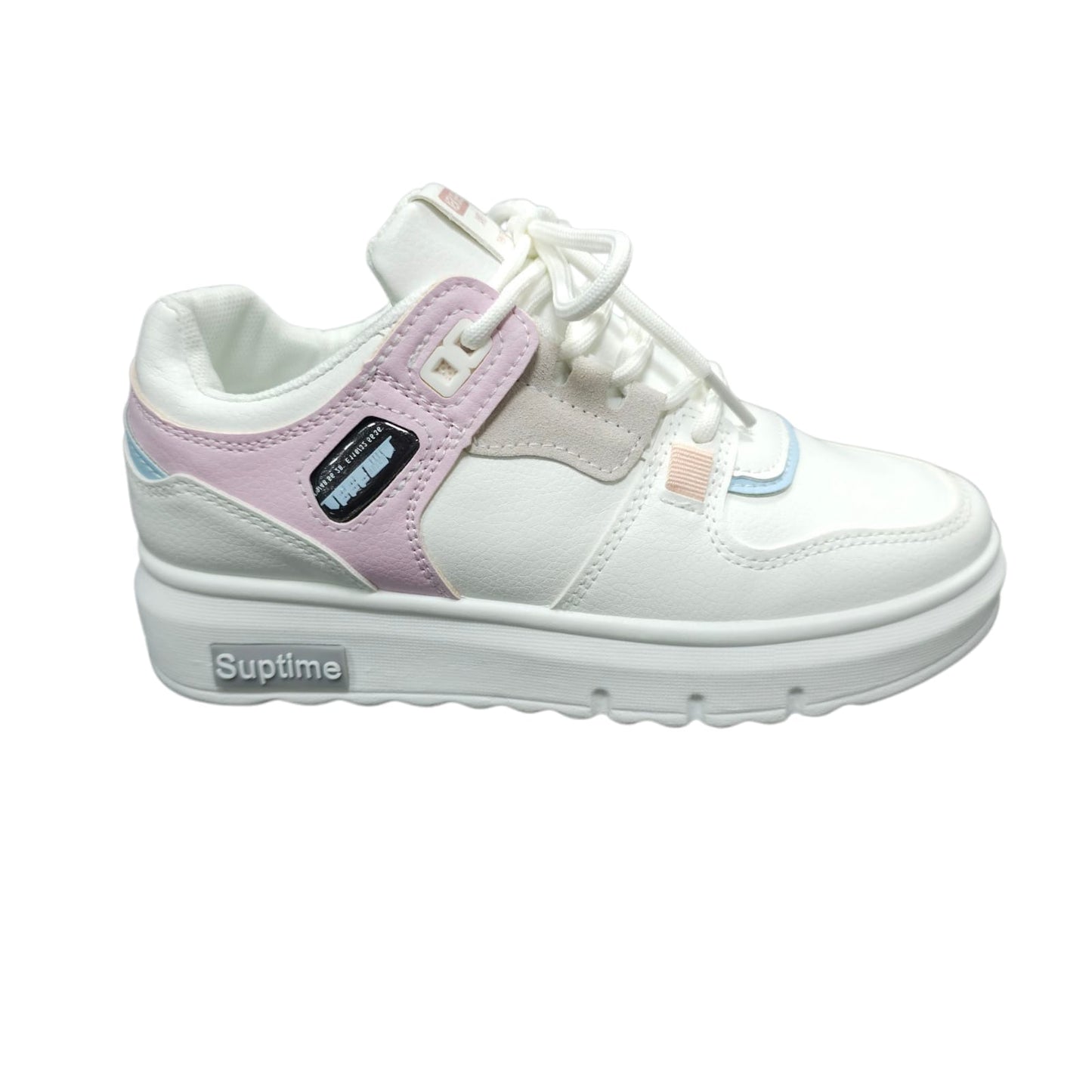 Tenis Con Plataforma Suela Mediana Importados Moda 2025 Pink