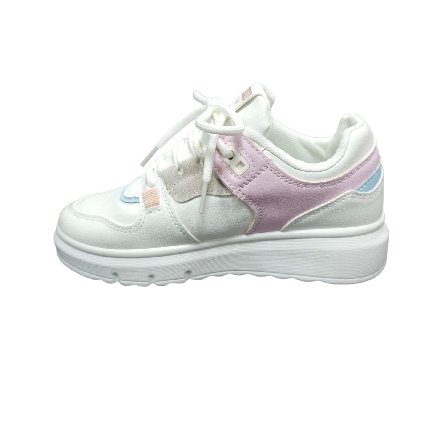 Tenis Con Plataforma Suela Mediana Importados Moda 2025 Pink