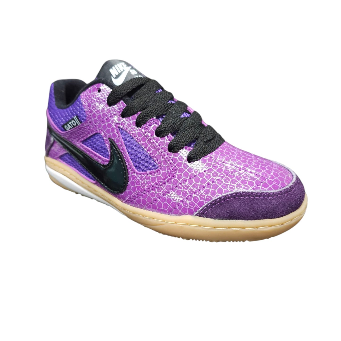 Tenis Futsal  Nike Street Gato Replica AA Para Todo Tipo De Cancha Lila