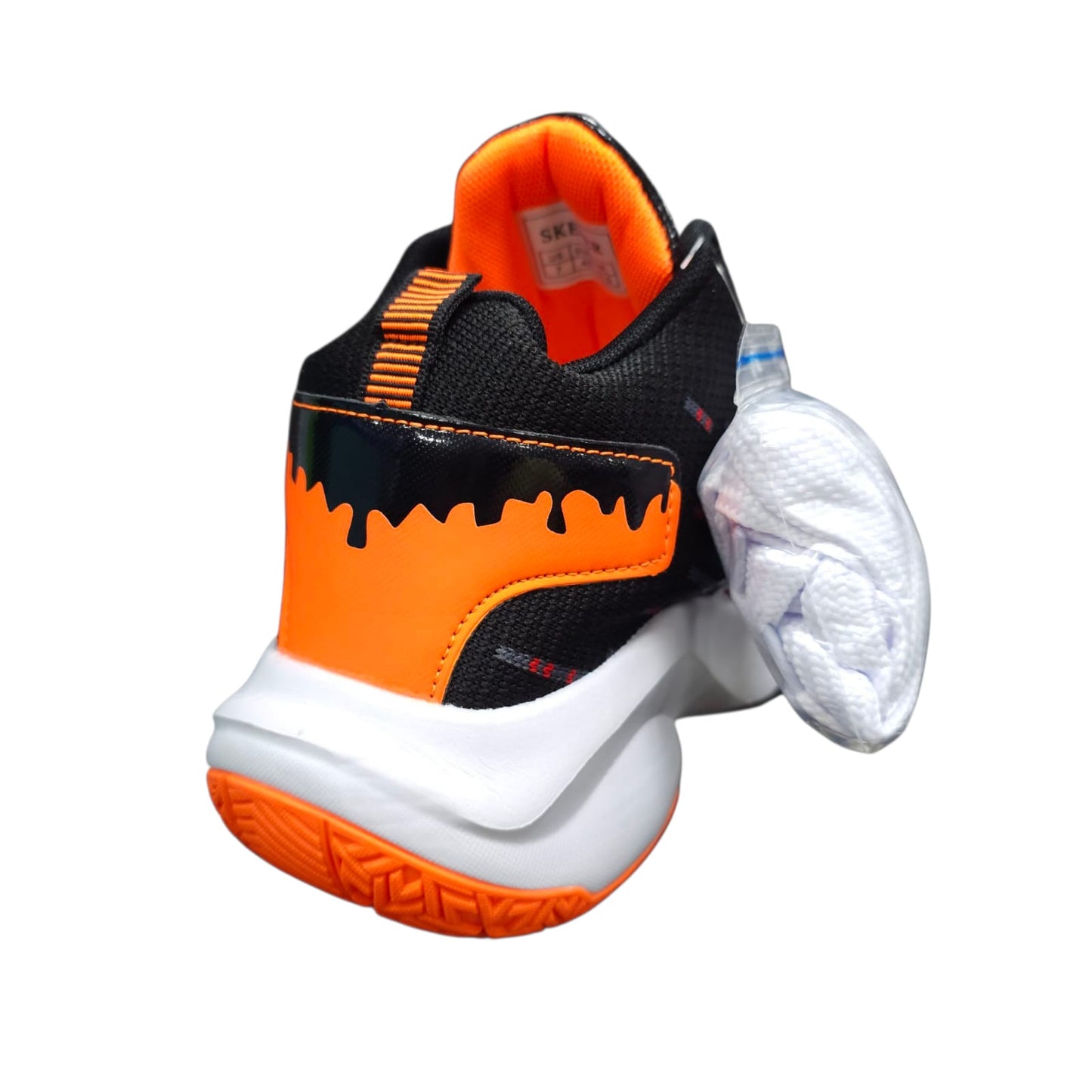 Tenis En Bota Importados  Basketball White Orange
