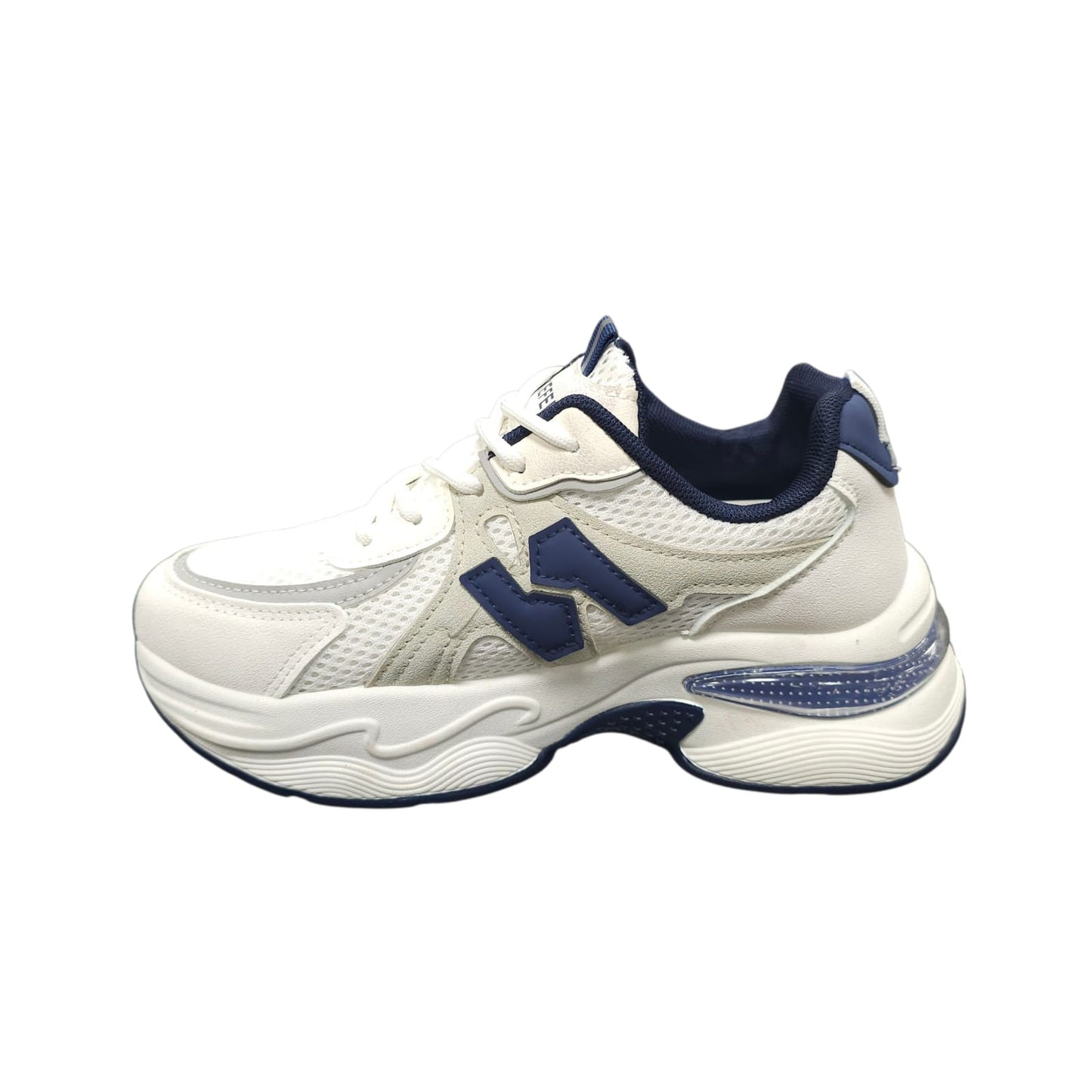 Plataforma Suela Alta Moda 2025 New Colección Fashion White Blue