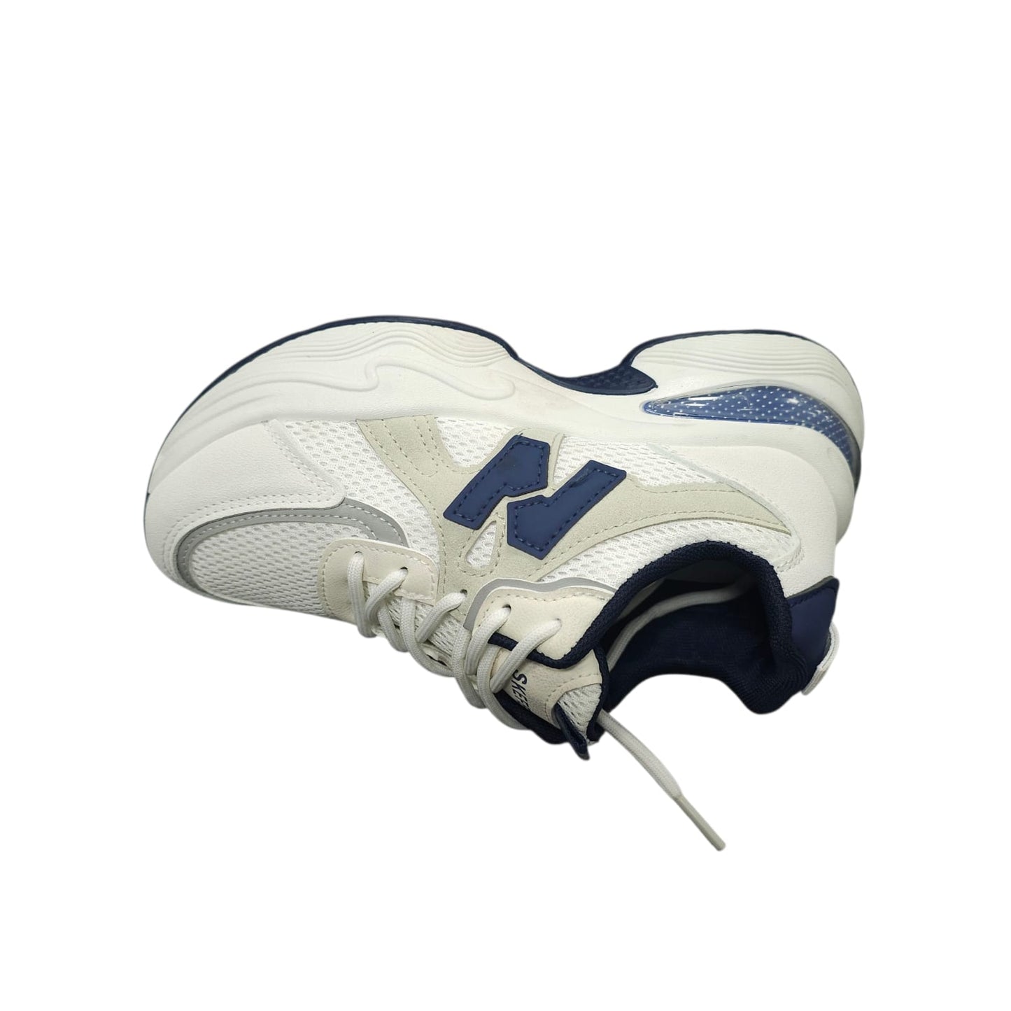 Plataforma Suela Alta Moda 2025 New Colección Fashion White Blue