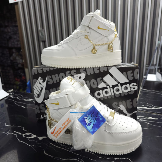 Tenis For One Bota Replica AA Beige Cadena