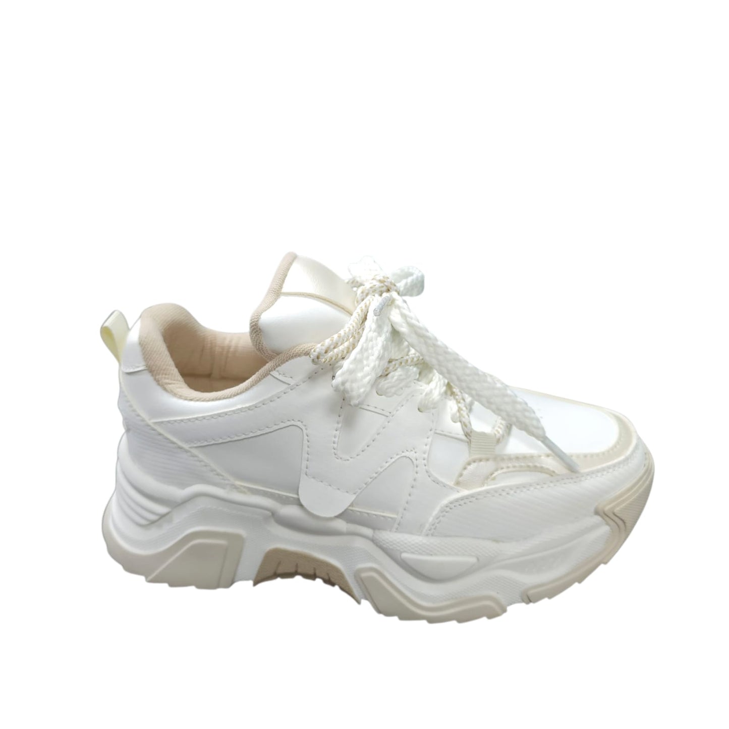 Tenis En Plataforma Nacionales Nueva Colección Beige