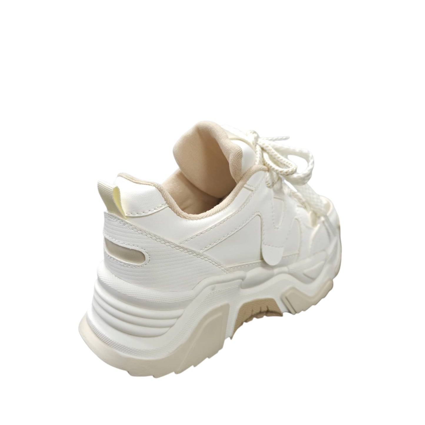 Tenis En Plataforma Nacionales Nueva Colección Beige