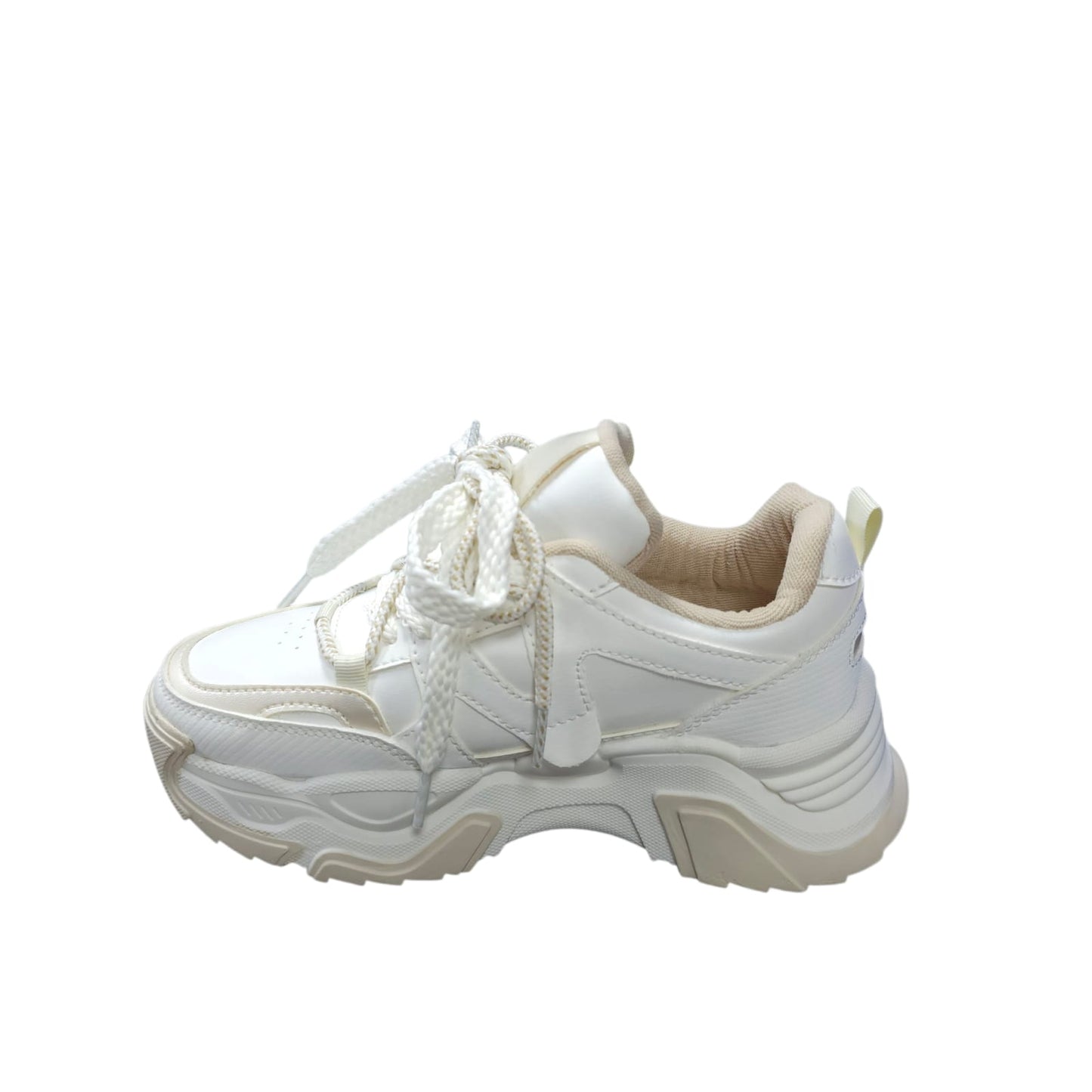 Tenis En Plataforma Nacionales Nueva Colección Beige