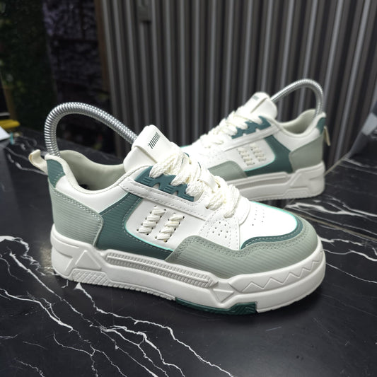 Tenis En Plataforma Importados Suela Plana Nueva Colección Turquesa