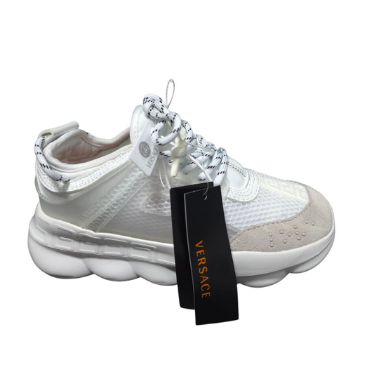 Tenis Versace Chain Importados Reaction White