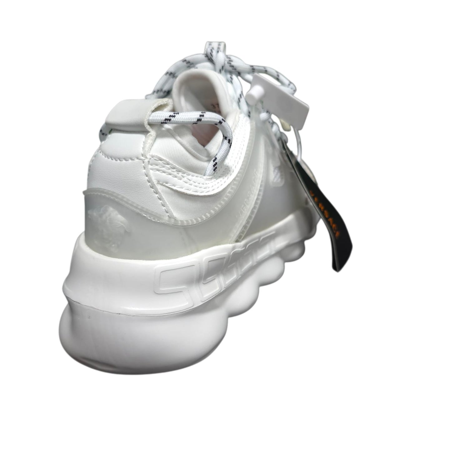 Tenis Versace Chain Importados Reaction White