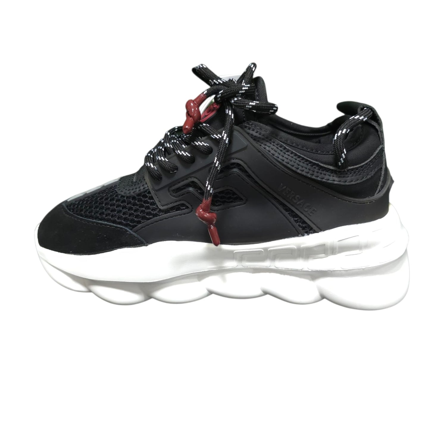 Tenis Versace Chain Importados Reaction Black