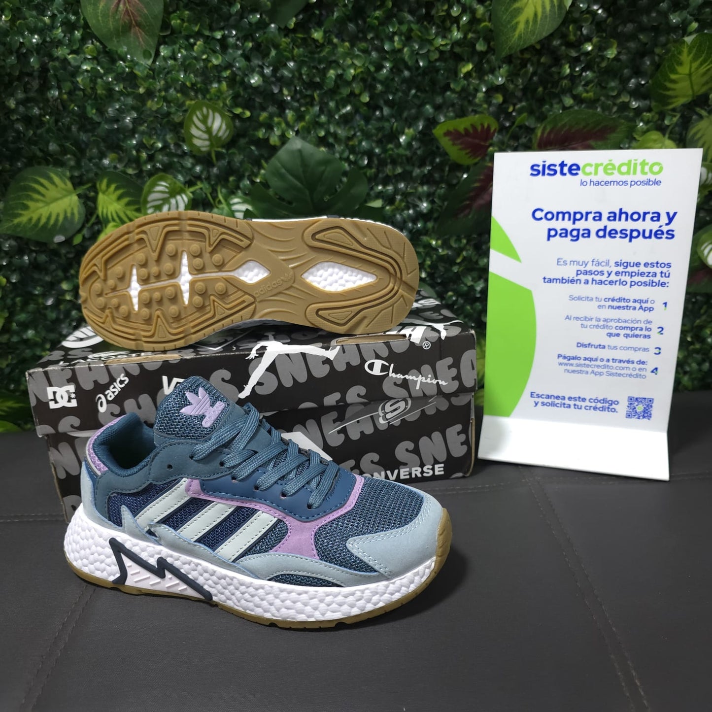 Tenis Importados Adidas Tresch Run Blue
