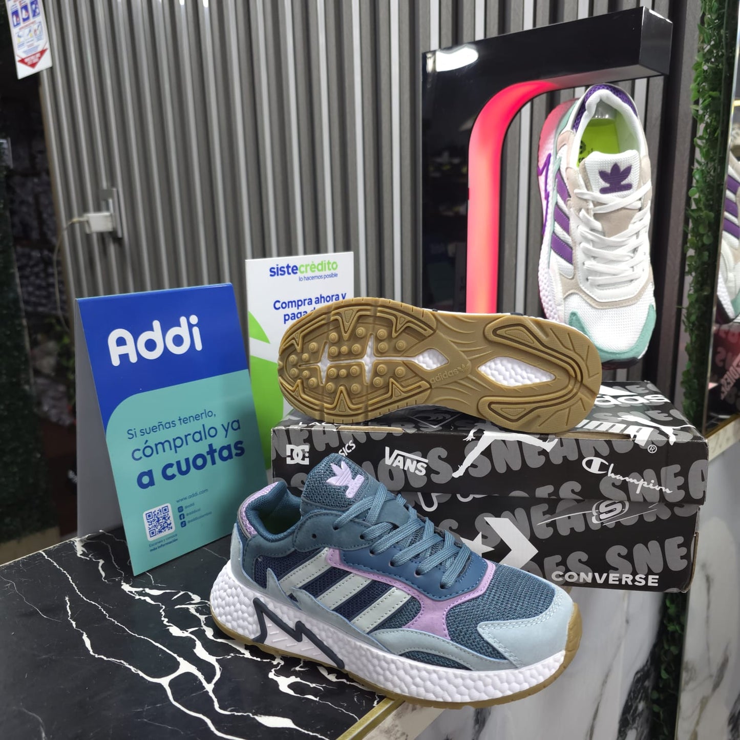 Tenis Importados Adidas Tresch Run Blue