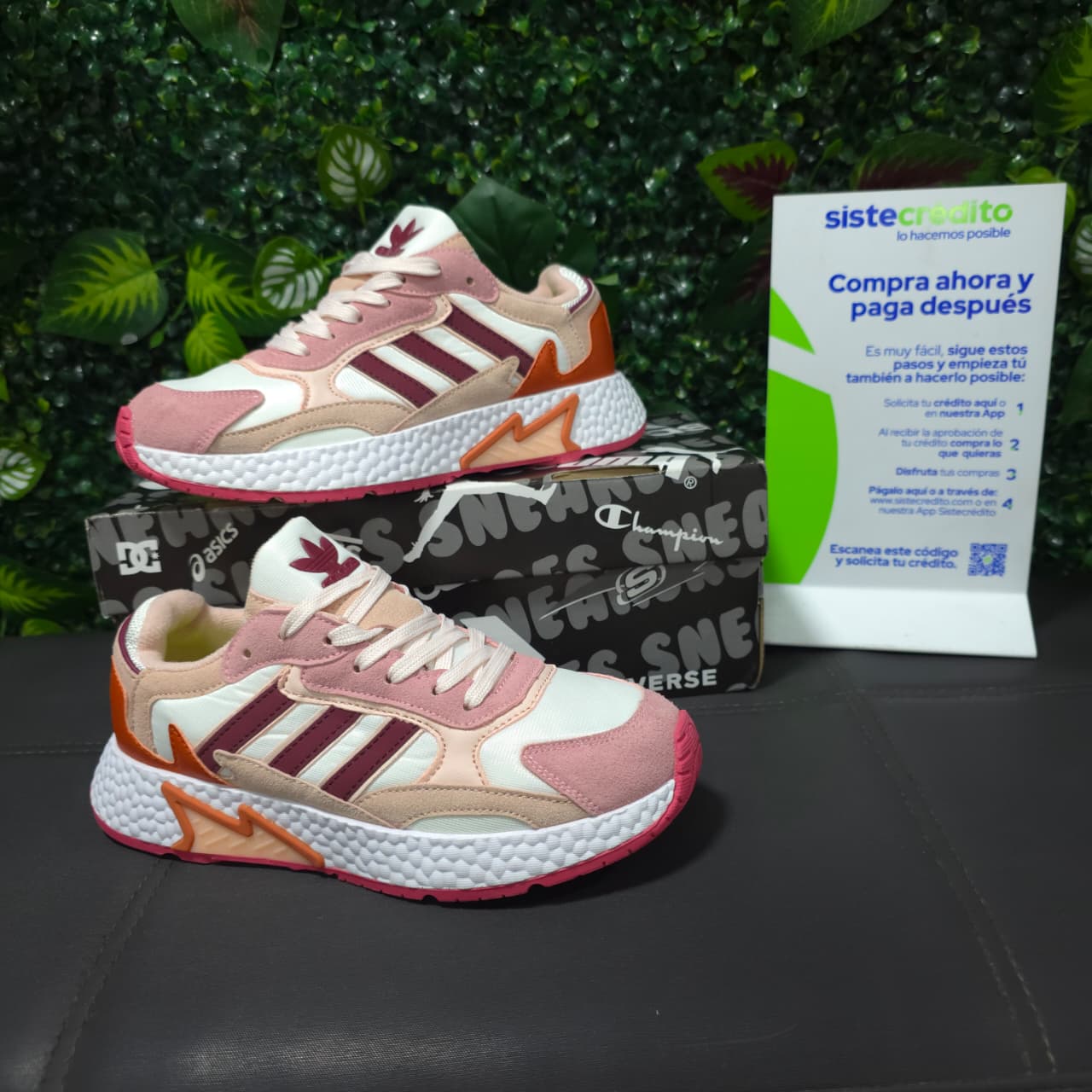 Tenis Importados Adidas Tresch Run Pink