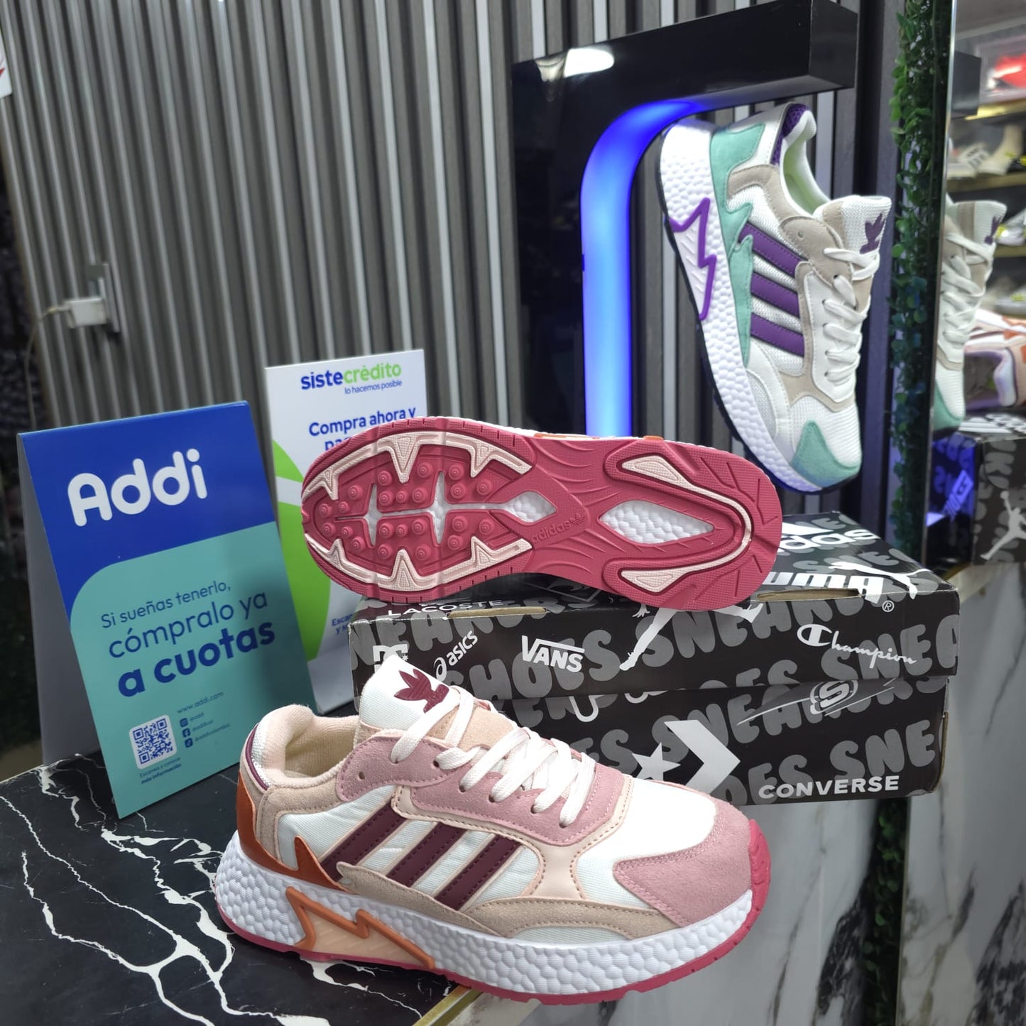 Tenis Importados Adidas Tresch Run Pink