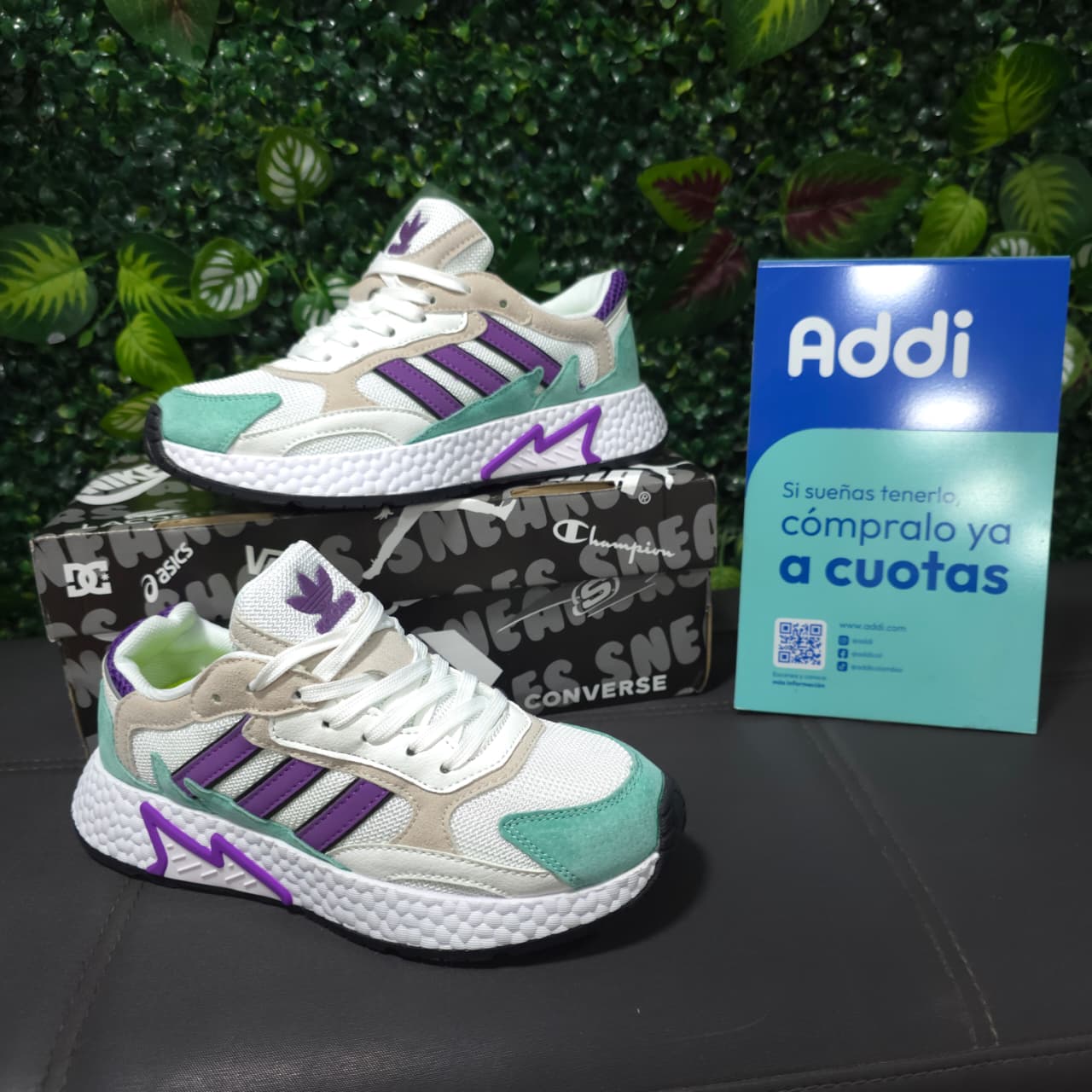 Tenis Importados Adidas Tresch Run Lila
