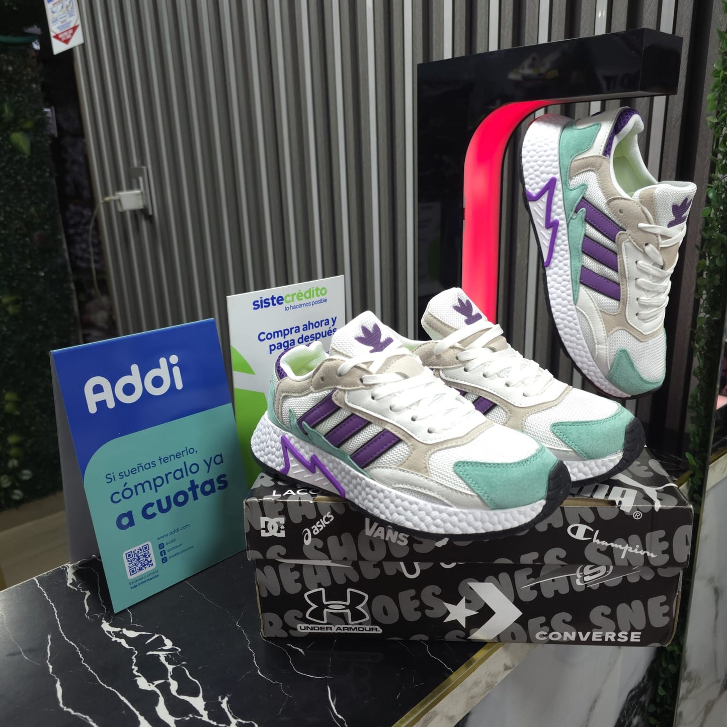 Tenis Importados Adidas Tresch Run Lila