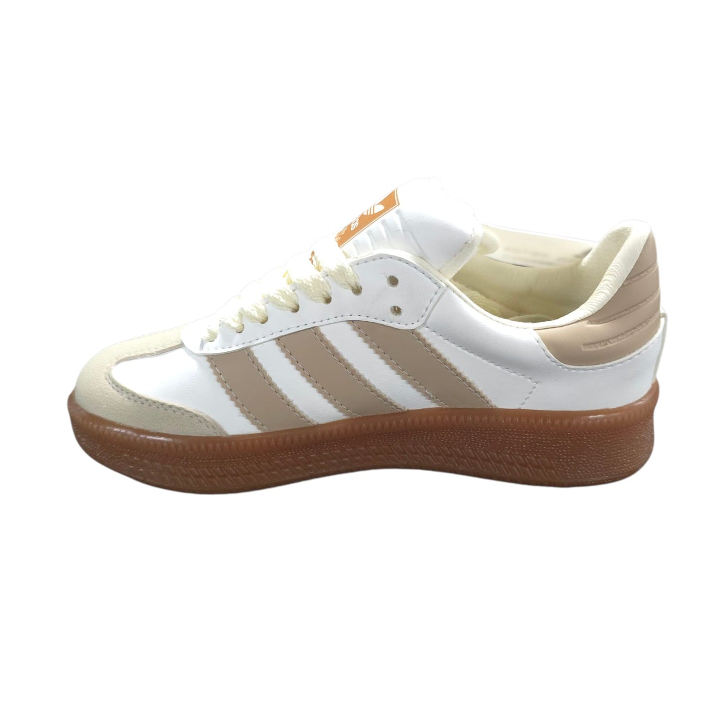 Tenis Adidas Samba White Suela Alta Replica AAA Beige