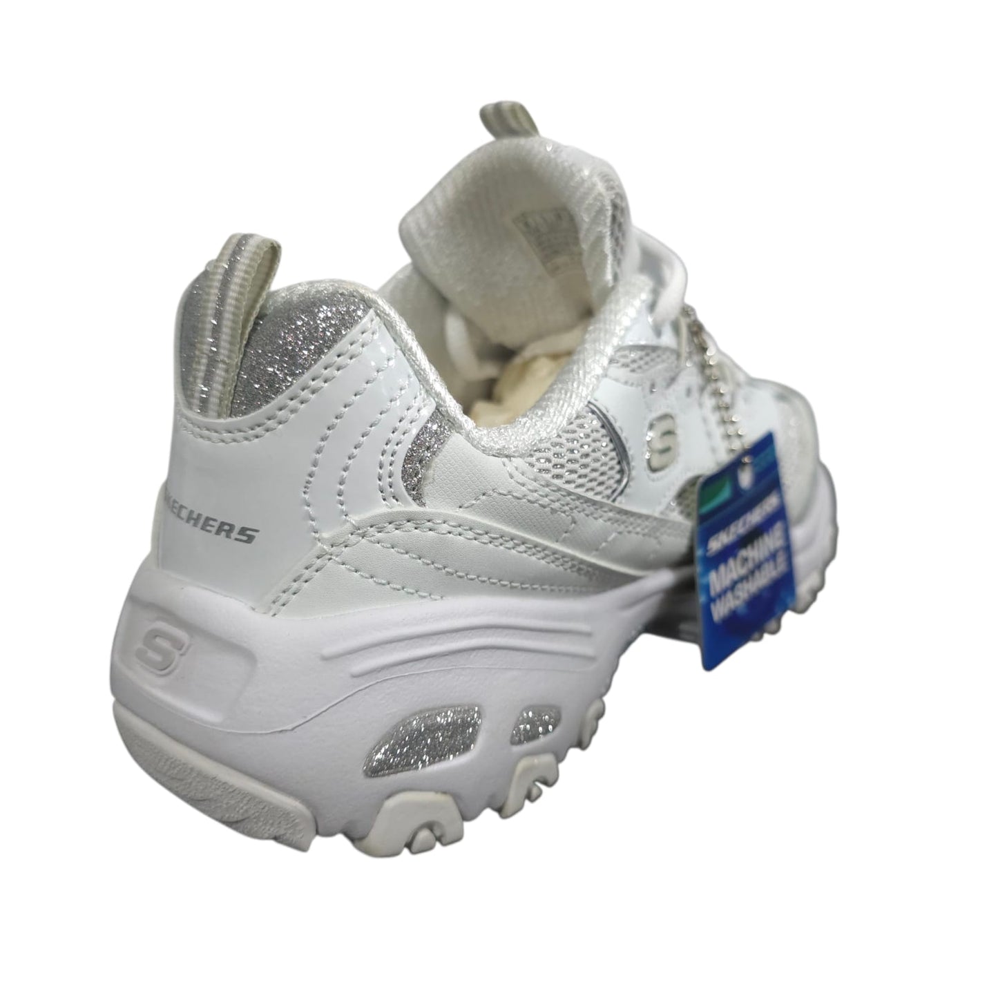 Tenis Importados Skechers Mujer D'Lites Hiker Replica AAA White