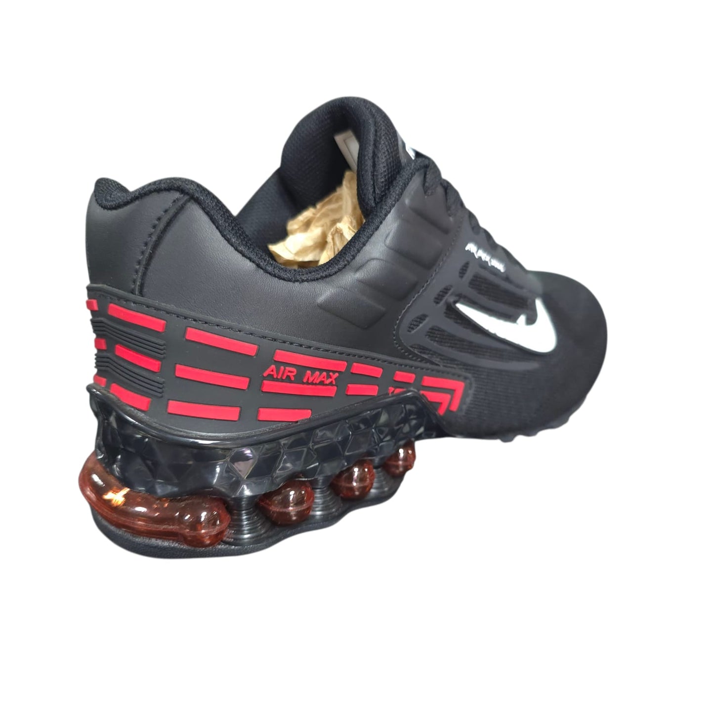 Tenis Importados Suela Tornillo Black Red