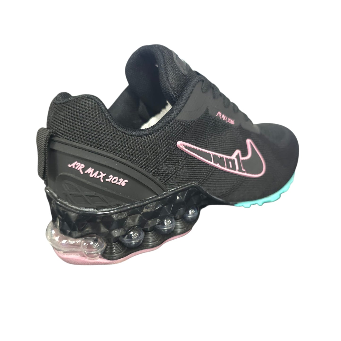 Tenis Importados Suela Tornillo Black Pink