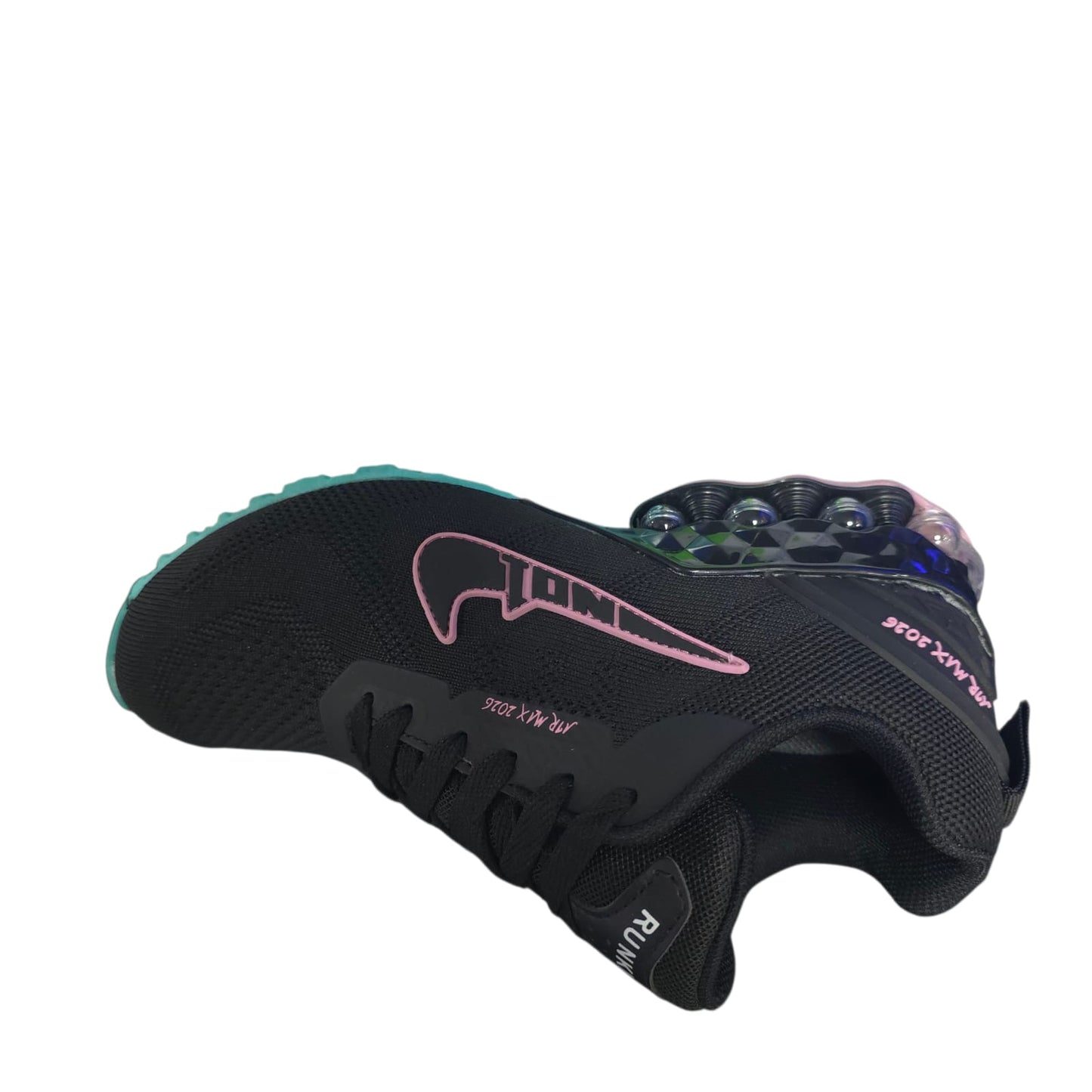 Tenis Importados Suela Tornillo Black Pink