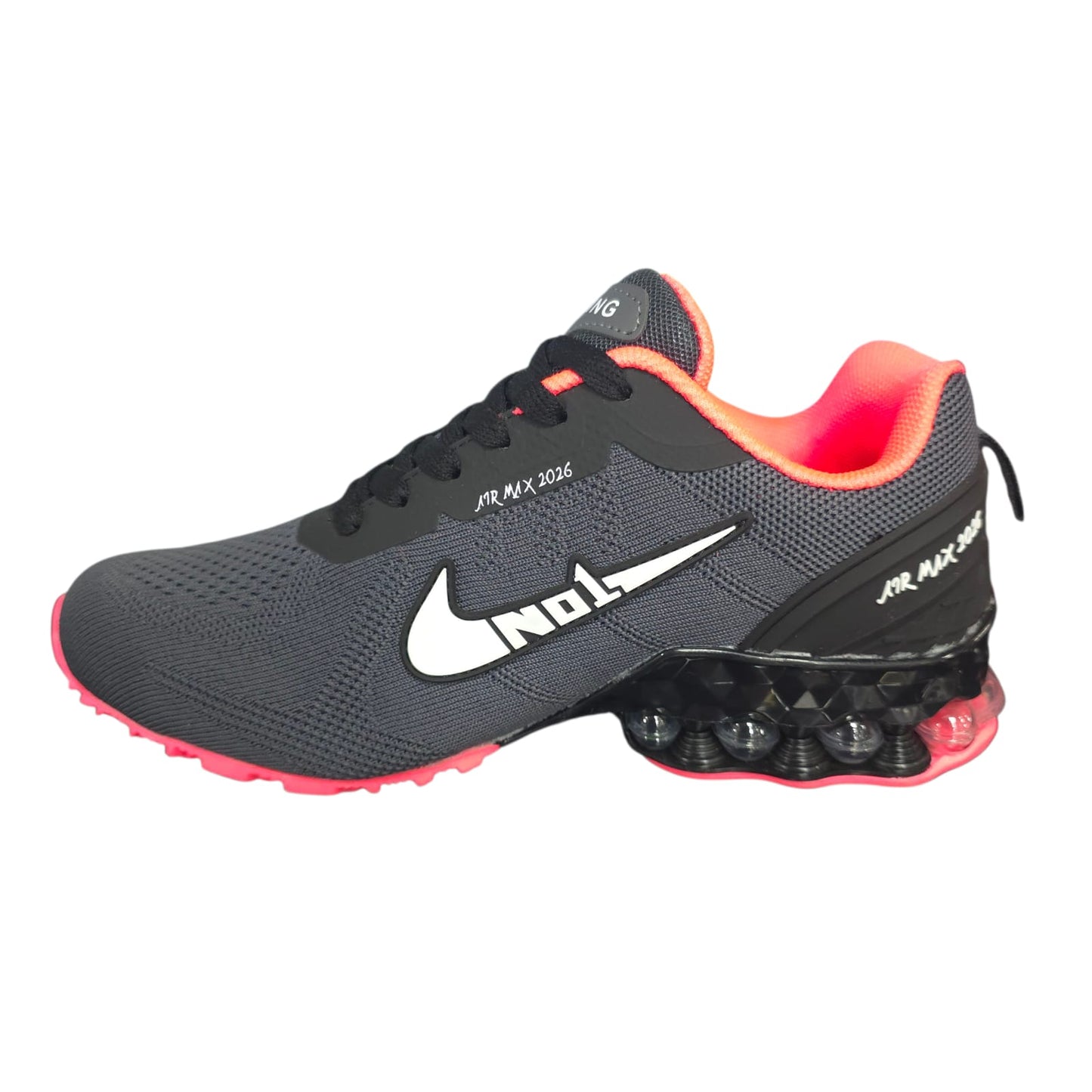 Tenis Importados Suela Tornillo Grey Pink