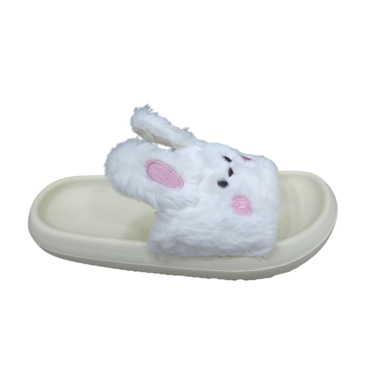 Chanclas Con Peluche Estilo Conejo Ultrasuaves