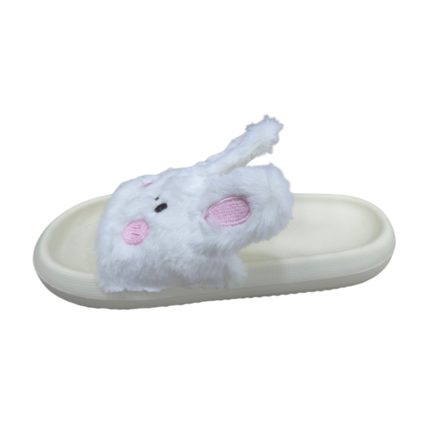 Chanclas Con Peluche Estilo Conejo Ultrasuaves