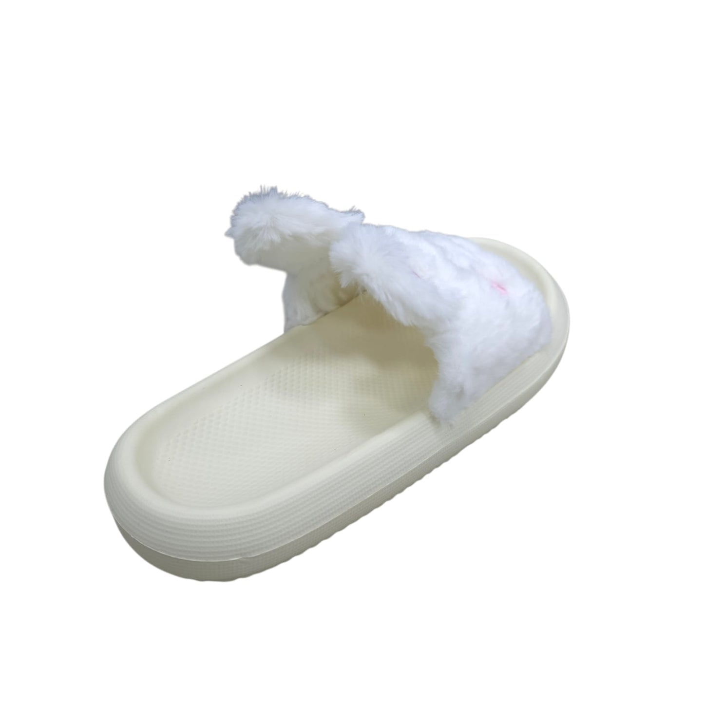 Chanclas Con Peluche Estilo Conejo Ultrasuaves
