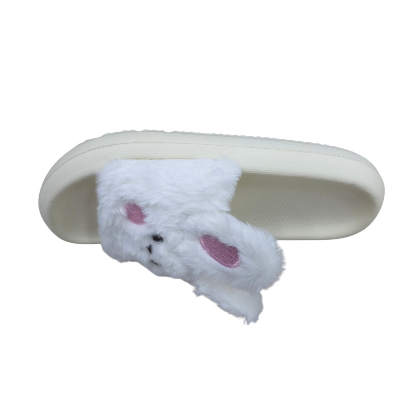 Chanclas Con Peluche Estilo Conejo Ultrasuaves