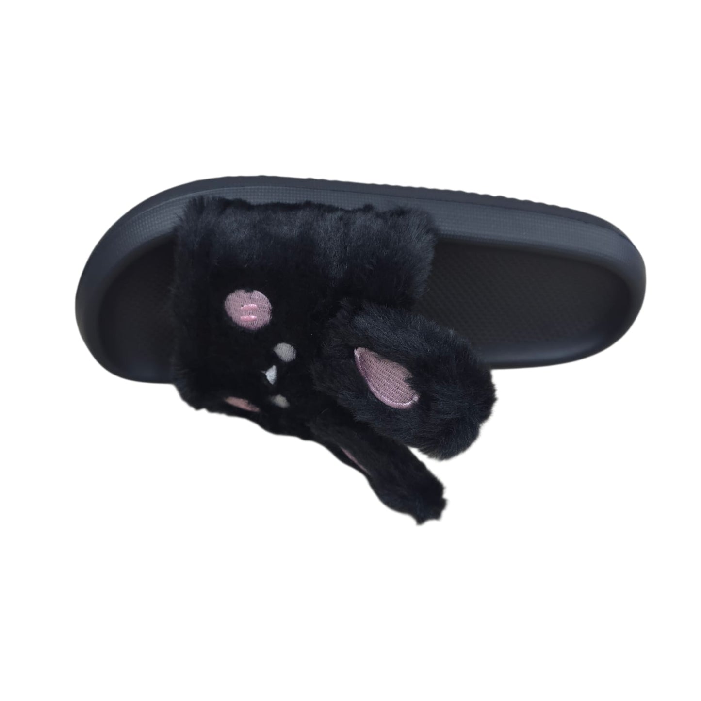 Chanclas Con Peluche Estilo Conejo Ultrasuaves
