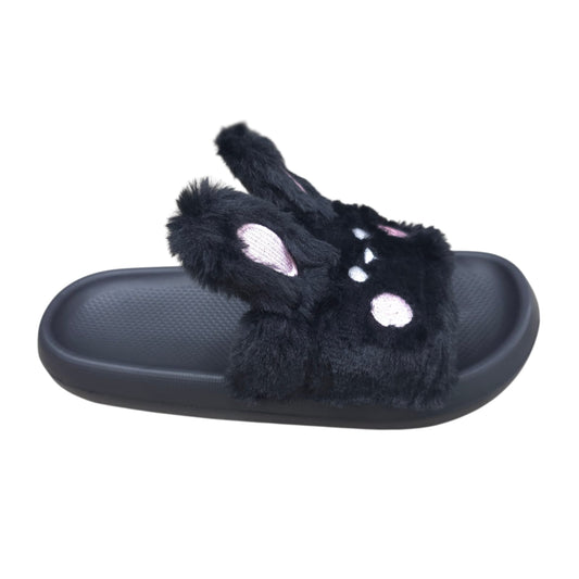 Chanclas Con Peluche Estilo Conejo Ultrasuaves